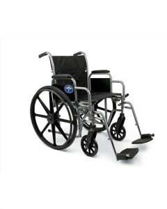 Medline K1 Basic Extra Wide Wheelchairs MDS806400EE