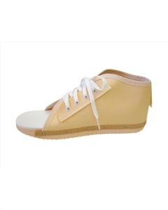 Medline Lace Up Post Op Shoes Beige Medium ORT30100WM