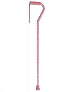 Medline Offset Handle Fashion Canes Pink MDS86420BC