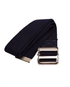Medline Washable Cotton Gait Belts Black MDT821203BL