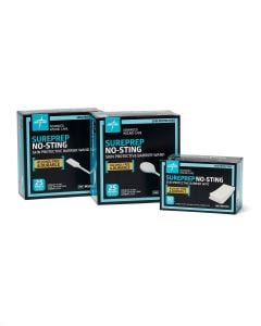 Box of 50 Medline Sureprep No Sting Skin Protectant MSC1505Z