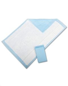 Case of 300 Protection Plus Disposable Underpads - Blue | 24" X 17"