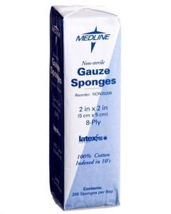 Medline Woven Non Sterile Gauze Sponges NON25208H