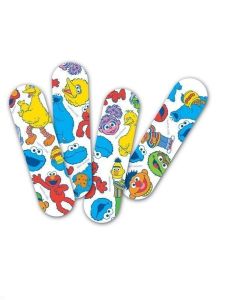 Box of Medline CURAD Sesame Street Adhesive Bandages Cartoon NON47070