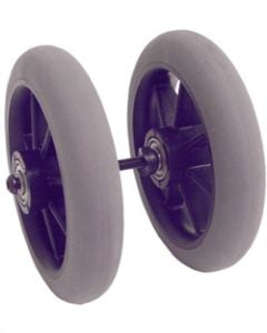 Nova Wheel Assembly For 4200 Push Down Brake - 2 Wheels & Axle Assembly P4200WA