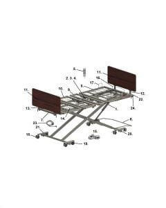 Parts List Prime Care P503 Bed Drive Medical