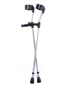 Pair of Tall Medline Guardian Forearm Crutches G05160