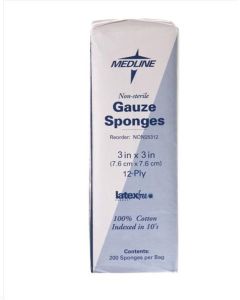 PK Medline Woven Non Sterile Gauze Sponges NON25312