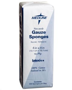 PK Medline Woven Non Sterile Gauze Sponges NON25416