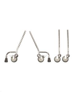 First Class School Chair Legs with Casters, Large, Pack of 4