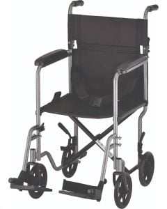 TRANSPORT CHAIR -19 INCH HAMMERTONE WITH SWINGAWAY FOOTRESTS by Nova