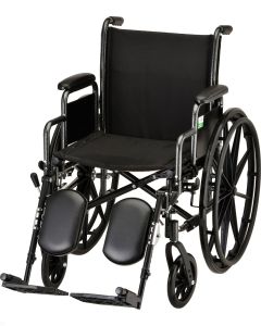 HAMMERTONE WHEELCHAIR- 18 INCH WITH DETACHABLE ARMS & ELEVATING LEGREST by Nova
