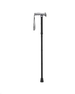 Drive Adjustable Lightweight Folding Cane with Gel Hand Grip, Black