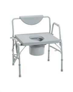 Bariatric 1000 lb Drop Arm Bedside Commode Chair by Drive Medical 11135-1