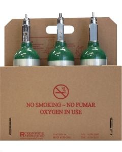 M6 Cardboard Cylinder Carrying Tote - Roscoe Medical