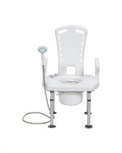 PreserveTech Aquachair Bathing System with Bidet by Drive Medical, RTL12A004-WH