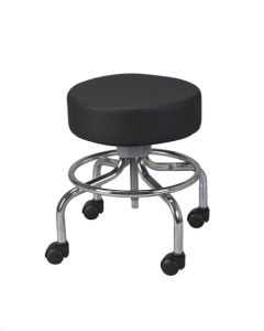 Drive Wheeled Round Rolling Stool | 4" Padding
