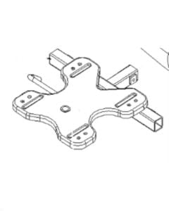 Titan Seat Plate (VW serial #) Drive Medical C07-072-01001