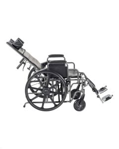 HD Silver Sport Reclining Wheelchair 24" by Drive Medical, SSP24RBDDAV