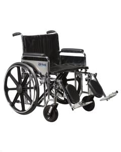 Sentra Extra Heavy Duty Wheelchair Detachable Full Arms 
