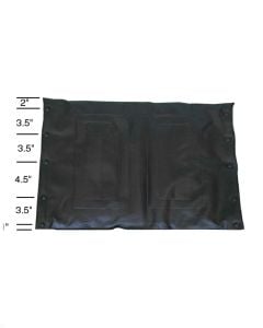 Black Seat Upholstery for Sentra EC Wheelchair 24 Inch Wide STDS1S2654