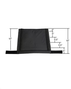 Seat Replacement for Viper Plus GT Wheelchair 18", Adjustable