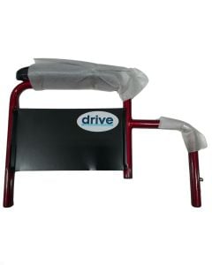 (Red) Right Arm Assembly For BARIATRIC STEEL TRANSPORT CHAIR(BTR22-R), STDS4S30RR