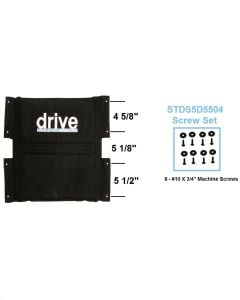 Back Upholstery for the Expedition Transport Chair, STDS5D5501