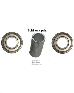 Fork Stem Bearings for the Expedition Transport Chair, STDS5D5518