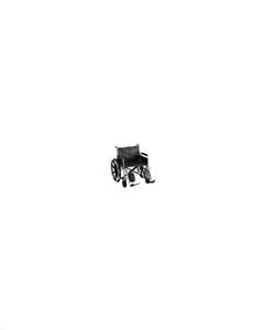 HAMMERTONE WHEELCHAIR- 24 INCH WITH DETACHABLE FULL ARMS & ELEVATING LEGREST