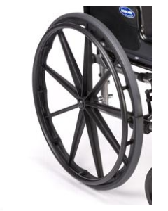 Rear Wheels with Hand rims for Invacare Wheelchair, 24", 1133310