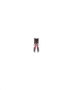 TRANSPORT CHAIR- 19 INCH LIGHTWIEGHT WITH DETACHABLE DESK ARMS & SWINGAWAY FOOTRESTS RED by Nova