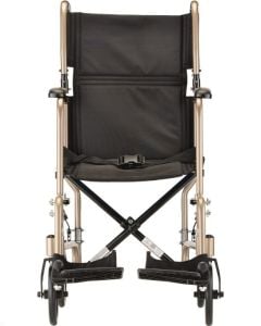 TRANSPORT CHAIR- 19 INCH WITH SWINGAWAY FOOTRESTS CHAMPAGNE by Nova