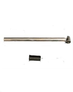 Silver Sport Recliner Front Slide Tube 16” & 18” Drive Medical STDS4Y4798