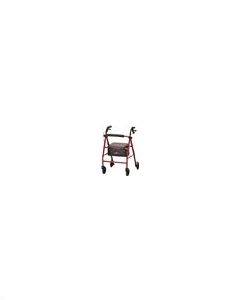 VIBE 6S STEEL FRAME ROLLING WALKER - RED by Nova