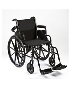 Silver Steel Reliance III Wheelchair - Roscoe Medical