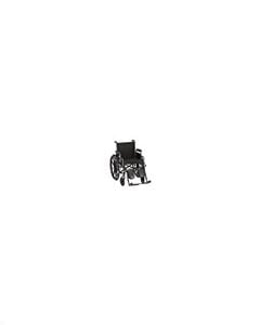 HAMMERTONE WHEELCHAIR- 16 INCH WITH DETACHABLE ARMS & ELEVATING LEGREST 