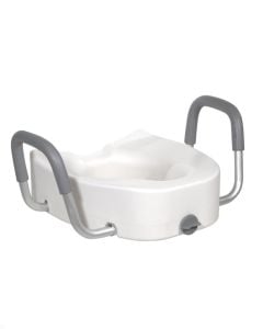 Universal Raised Toilet Seat with Arms by Drive Medical 12013