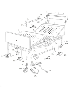 Bariatric Head Board (Head & Footboard) Replacement Drive Medical 15355H