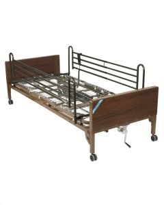 Delta Ultra Light Full Electric Hospital Bed with Full Rails, 450 LB Weight Capacity