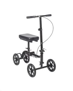 Steerable Folding Knee Walker Knee Scooter, Alternative to Crutches