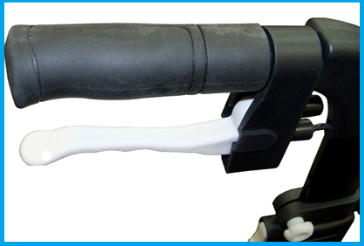 Sliding the hand grip back onto the handle bar